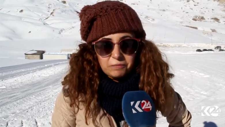 Li Mêrga Botana stûrbûna berfê gihişte nîv mitrî